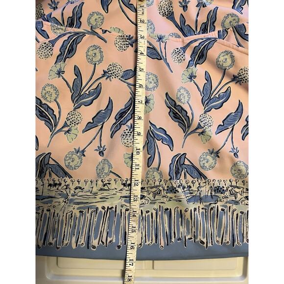 Lilly Pulitzer Luxletic Skort Womens Sz 4 Pink Tropics Monica Golf Floral Skirt - Picture 11 of 11